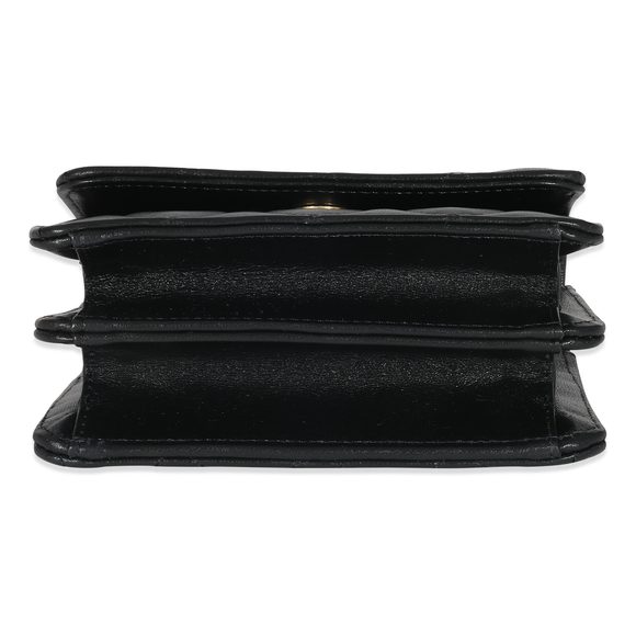 Chanel Black Quilted Lambskin Chain Top Handle Clutch - Picture 5 of 8